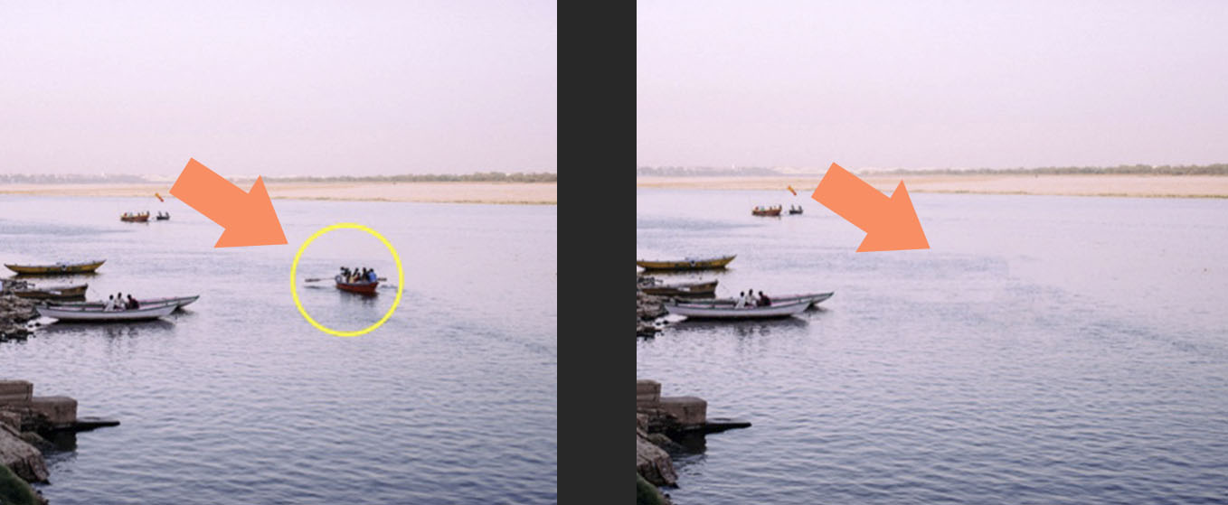 Removing objects from an image In Photoshop